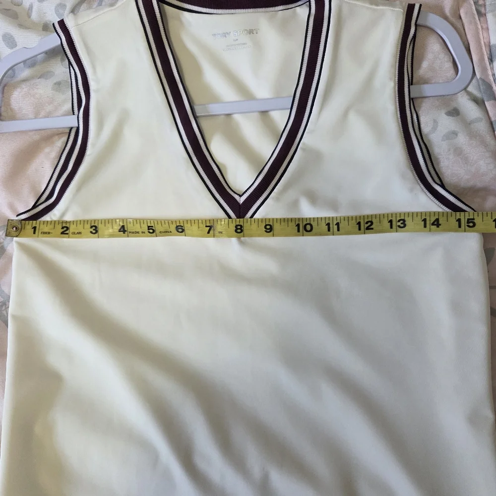 Tory Sport White Sleeveless Dress - Picture 8 of 12